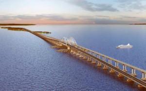 Строительство моста в Крым стартует на следующей неделе