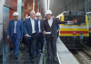 Мэр Москвы запустил новый участок метро