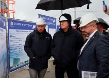 Дмитрий Чернышенко осмотрел строительство кампуса в Архангельской области