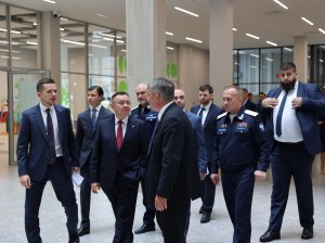 Ирек Файзуллин ознакомился с ходом строительства кампуса в Новосибирске
