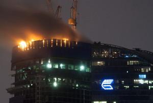 МЧС: Пожары в «Москва-Сити» происходят только при проведении строительных работ